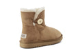 UGG Outback Premium Australian Sheepskin Short Button Boot (Chestnut, Size 13M/14W US)