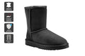UGG Outback Premium Australian Sheepskin Short Classic Boot (Black, Size 13M/14W US)