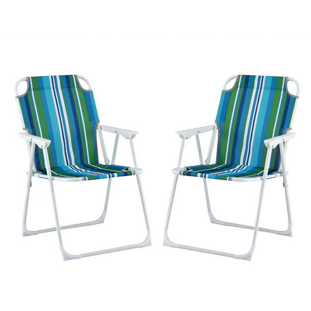 Gardeon Folding Outdoor Chair - Steel Frame, Portable - SuperSaverAU - view 1