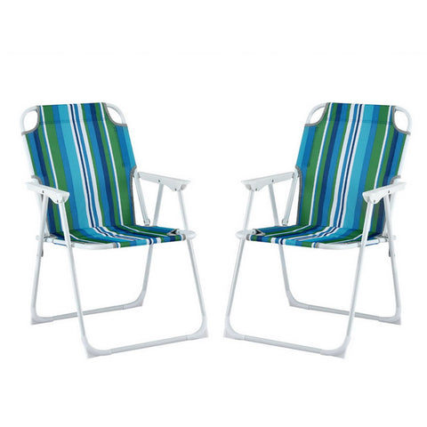 Gardeon Folding Outdoor Chair - Steel Frame, Portable - SuperSaverAU - view 1