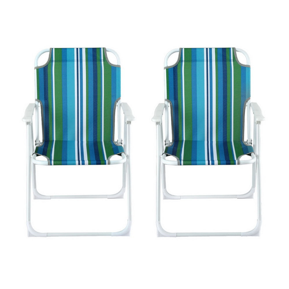 Gardeon Folding Outdoor Chair - Steel Frame, Portable - SuperSaverAU - view 3