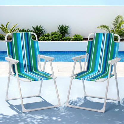 Gardeon Folding Outdoor Chair - Steel Frame, Portable