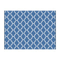 Gardeon Reversible Outdoor Rug – Blue 274 x 366cm with Carry Bag