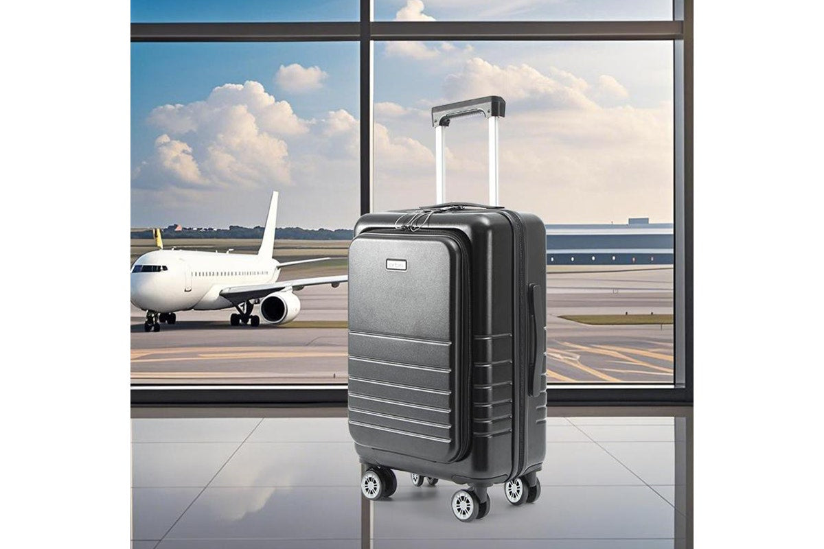 Orbis 20" Smart Carry On Suitcase (Black)