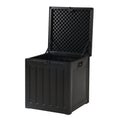 Gardeon Outdoor Storage Box - 80L, Lockable Garden Container in Black - SuperSaverAU - view 3