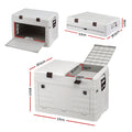 Gardeon 80L Outdoor Storage Box Foldable Camping Collapsible Bins Organizer - SuperSaverAU - view 2