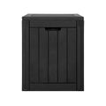 Gardeon Outdoor Storage Box 118L Container Lockable Garden Toy Tool Shed Black - SuperSaverAU - view 3