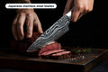 Ovela 7 Piece Japanese Steel Knife Block Set