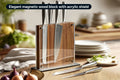 Ovela 7 Piece Japanese Steel Knife Block Set