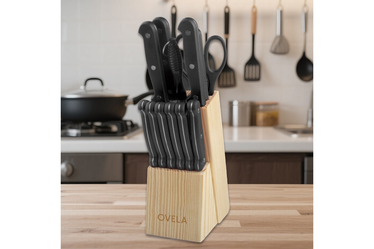 Ovela 14 Piece Knife Block Set