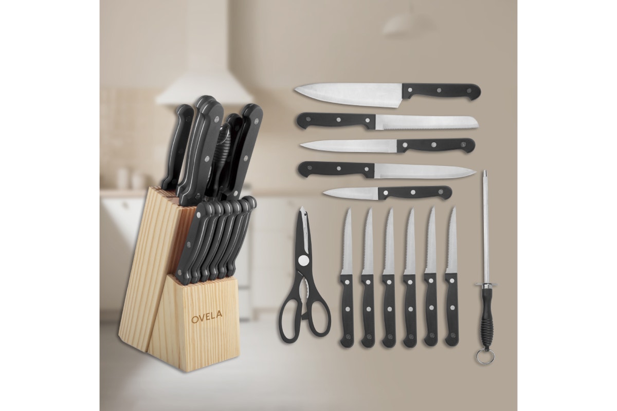 Ovela 14 Piece Knife Block Set