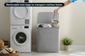 Ovela 120L Laundry Separation Basket with Lid - 3 Sections (Light Grey)