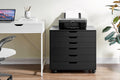 Ovela Alice Wide Mobile Office Drawers (Black)