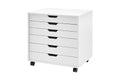 Ovela Alice Wide Mobile Office Drawers (White)