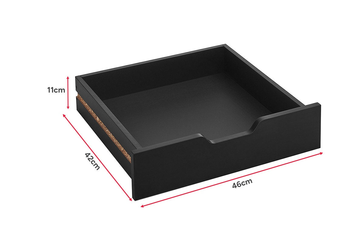 Ovela Alice Mobile Filing Cabinet (Black)