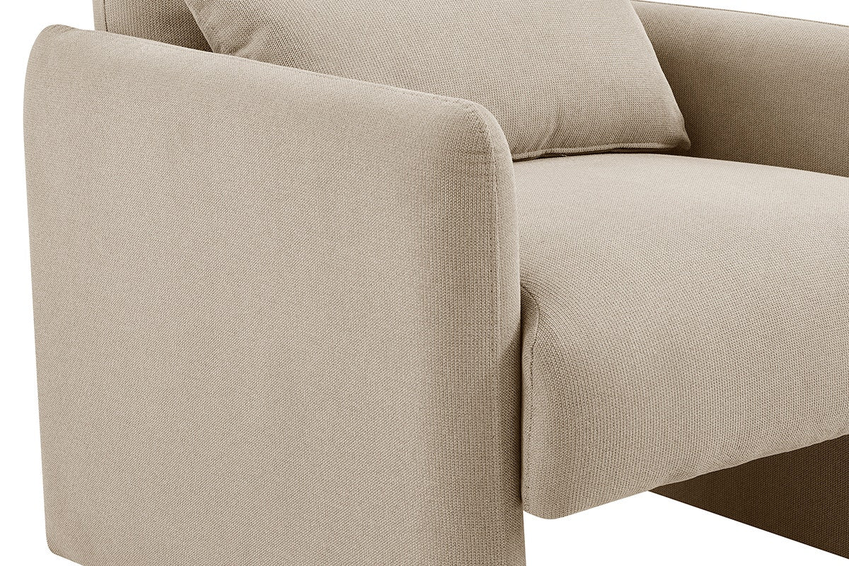 Ovela Asher Accent Chair (Light Brown)
