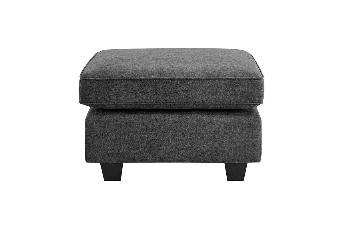 Ovela Atlas 5 Seater Modular Sofa with Reversible Chaise (Dark Grey)