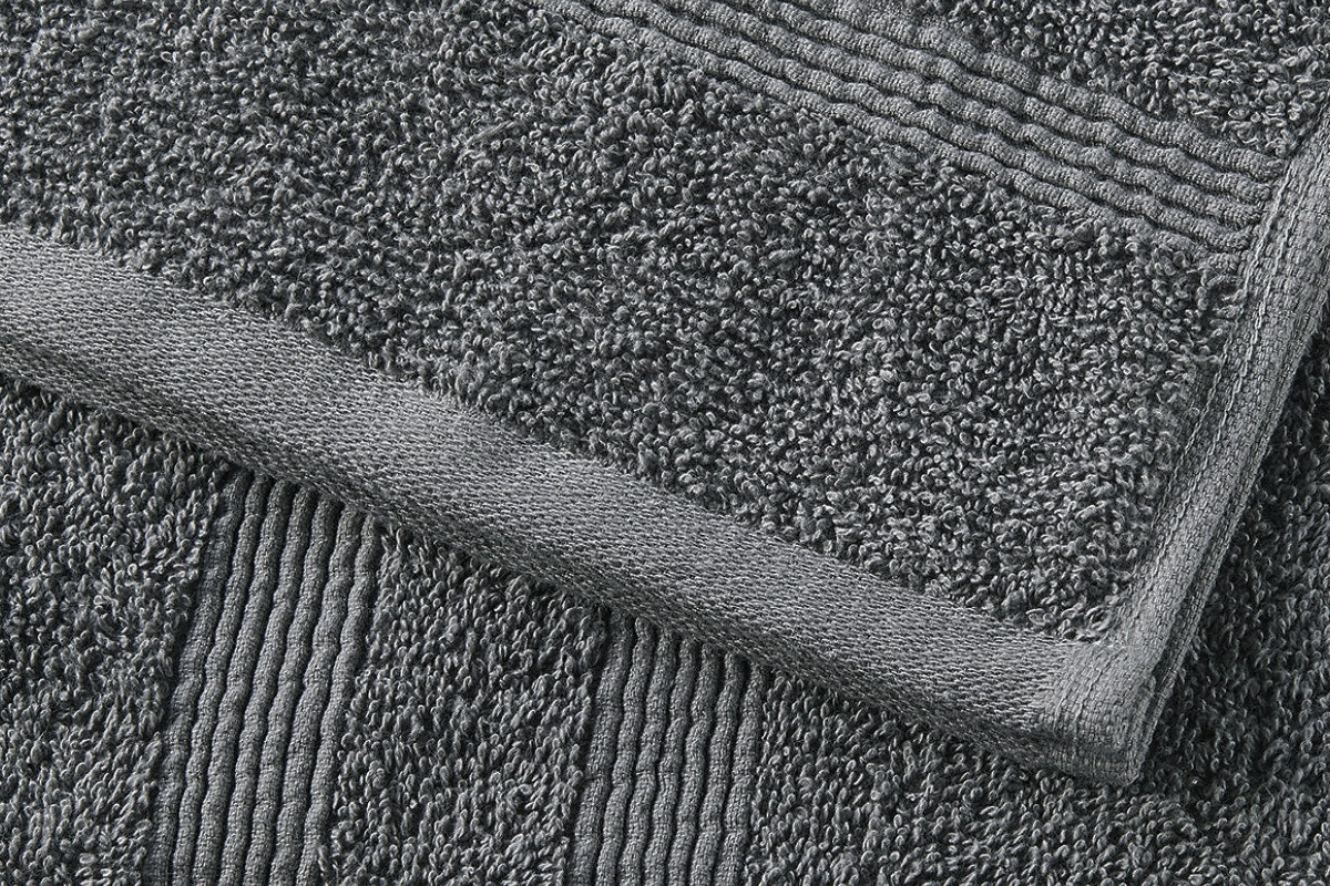 Ovela Avalon 6 Piece 100% Cotton Towel Set (Charcoal)