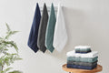 Ovela Avalon 6 Piece 100% Cotton Towel Set (Charcoal)