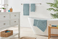 Ovela Avalon 6 Piece 100% Cotton Towel Set (Soft Teal)