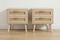 Set of 2 Ovela Ava 2-Drawer Bedside Tables