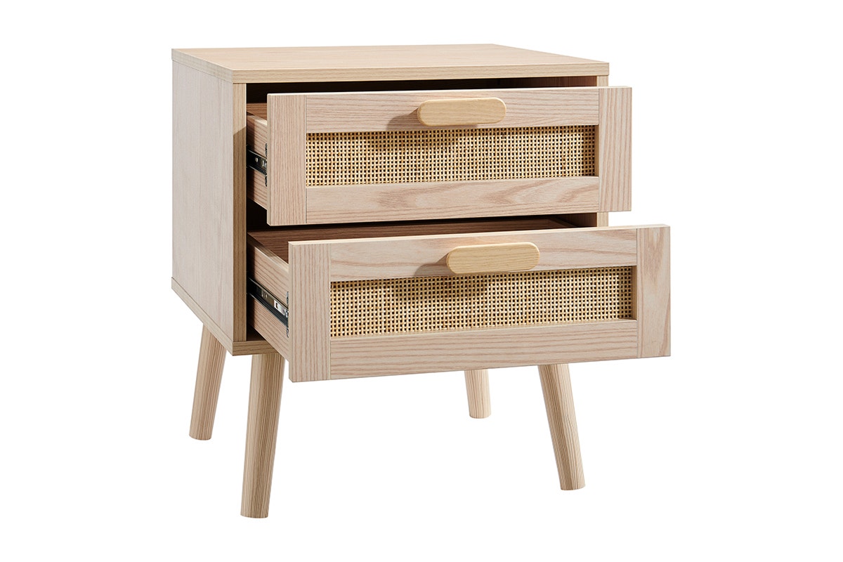Set of 2 Ovela Ava 2-Drawer Bedside Tables