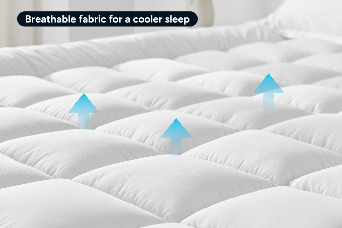 Ovela Bamboo Pillowtop Mattress Topper (Queen)