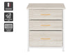 Ovela 3 Drawer Nightstand Bedside Table - Wood Grain White Oak - SuperSaverAU - view 1