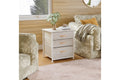 Ovela 3 Drawer Nightstand Bedside Table - Wood Grain White Oak - SuperSaverAU - view 3