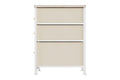 Ovela 3 Drawer Nightstand Bedside Table - Wood Grain White Oak - SuperSaverAU - view 5