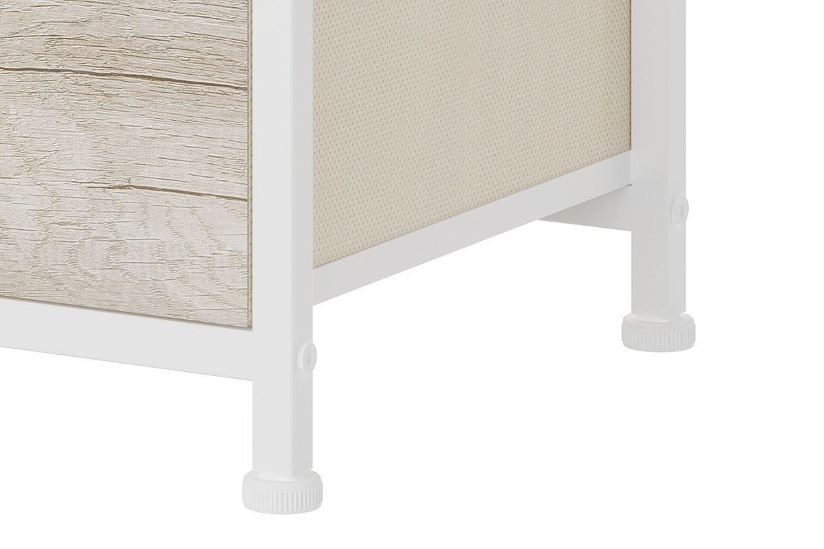 Ovela 3 Drawer Nightstand Bedside Table - Wood Grain White Oak - SuperSaverAU - view 7