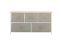 Ovela 5 Drawer Storage Chest (Beige)