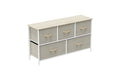 Ovela 5 Drawer Storage Chest (Beige)