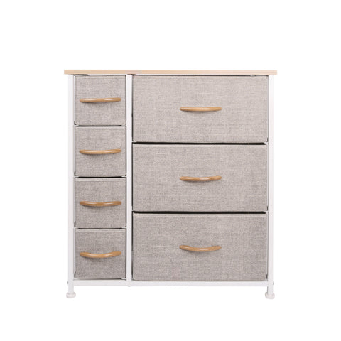 Ovela 7 Drawer Storage Chest (Beige)