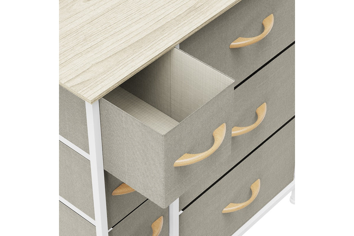 Ovela 7 Drawer Storage Chest (Beige)