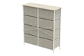 Ovela 8 Drawer Storage Chest (Beige)