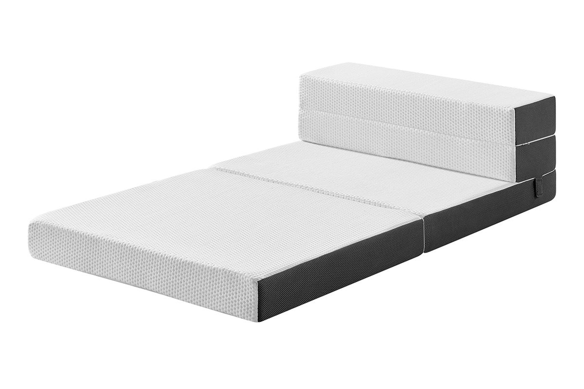 Ovela Folding Sofa Bed Mattress (White, Single)