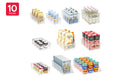 Ovela 10 Piece Fridge Storage Organisers