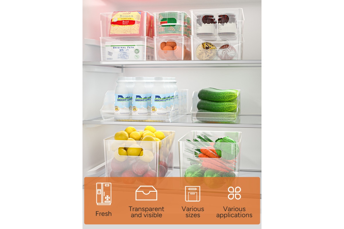 Ovela 10 Piece Fridge Storage Organisers