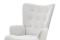 Ovela Henry High Back Armchair - Light Grey - SuperSaverAU - view 3