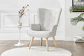 Ovela Henry High Back Armchair - Light Grey - SuperSaverAU - view 5