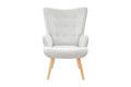 Ovela Henry High Back Armchair - Light Grey - SuperSaverAU - view 1