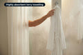 Ovela Hotel-Quality Terry Towelling Bath Robe (Size S/M, White)