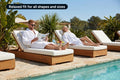 Ovela Hotel-Quality Terry Towelling Bath Robe (Size S/M, White)