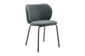 Set of 2 Ovela Kerby Dining Chairs (Charcoal)