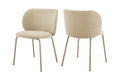 Set of 2 Ovela Kerby Dining Chairs (Beige)