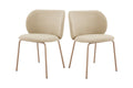 Set of 2 Ovela Kerby Dining Chairs (Beige)