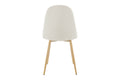 Set of 4 Ovela Lucas Dining Chairs (Beige)