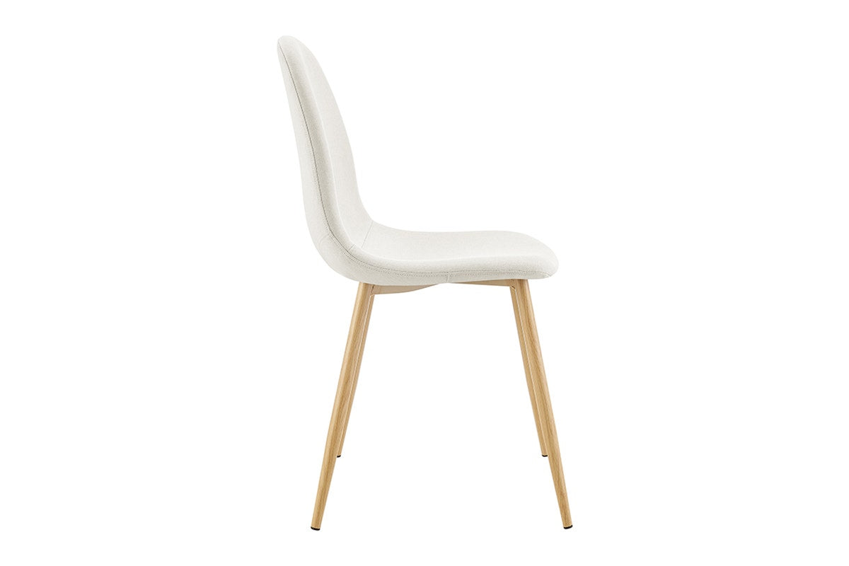 Set of 4 Ovela Lucas Dining Chairs (Beige)
