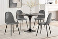 Set of 4 Ovela Lucas Dining Chairs (Charcoal)